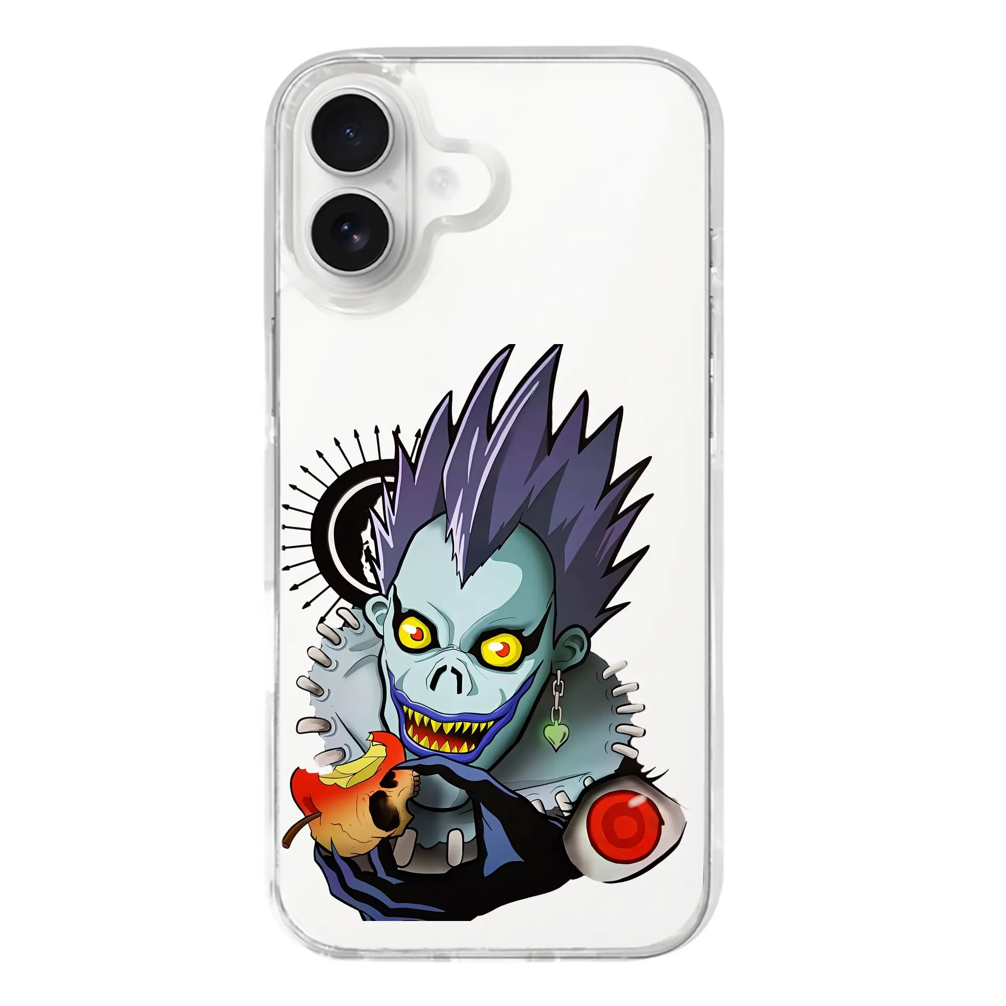 デスノート グッズ,リューク - iPhone 17シリーズ 透明スマホケース – 薄型・耐衝撃・精密フィット保護カバー